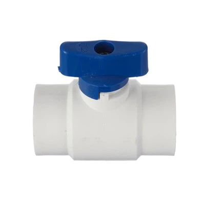 PPR miniventiel met blauwe handgreep